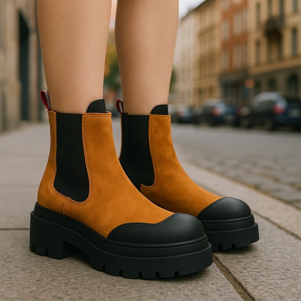 SCOTCH & SODA | Made In Portugal Suede Chelsea Boots Leather